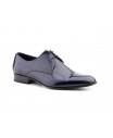 Men's Patent Leather Shoes with Corduroy Details, Lace-Up, Leather Sole 500969,95 €