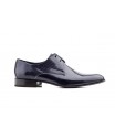 Men's Patent Leather Shoes with Corduroy Details, Lace-Up, Leather Sole 500969,95 €