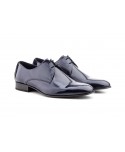 Men's Patent Leather Shoes with Corduroy Details, Lace-Up, Leather Sole 500969,95 €