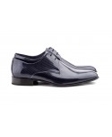 Men's Patent Leather Shoes with Corduroy Details, Lace-Up, Leather Sole 500969,95 €