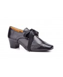 Zapatos Mujer Piel Negro Lazo 5020 54,95 €