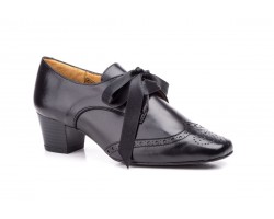 Zapatos Mujer Piel Negro Lazo 5020 54,95 €