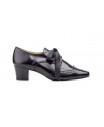 Zapatos Mujer Piel Negro Lazo 5020 54,95 €