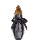 Zapatos Mujer Piel Negro Lazo 5020 54,95 €