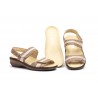 Women's Leather Sandals Taupe Removable Insole Non-Slip 5050 Relax49,95 €