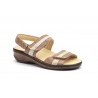 Women's Leather Sandals Taupe Removable Insole Non-Slip 5050 Relax49,95 €