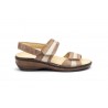 Women's Leather Sandals Taupe Removable Insole Non-Slip 5050 Relax49,95 €