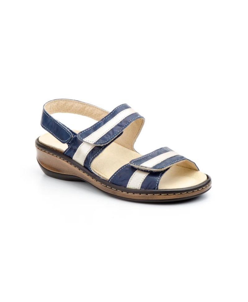 Women's Leather Sandals Taupe Removable Insole Non-Slip 5050 Relax49,95 €