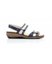 Women's Leather Sandals Taupe Removable Insole Non-Slip 5050 Relax49,95 €