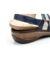 Women's Leather Sandals Taupe Removable Insole Non-Slip 5050 Relax49,95 €