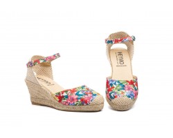 Women's Espadrille Woven Print Wedge 54530344,95 €