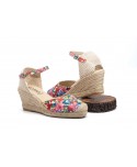 Women's Espadrille Woven Print Wedge 54530344,95 €