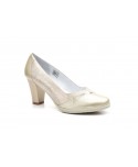 Women's Platinum Leather Shoes 588349,95 €