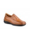 Men's Cognac Leather Shoes with Elastic and Stitched Sole 6010154,95 €