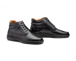 Men's Black Leather Lace-Up Shoes Large Sizes 60108 XXL74,95 €