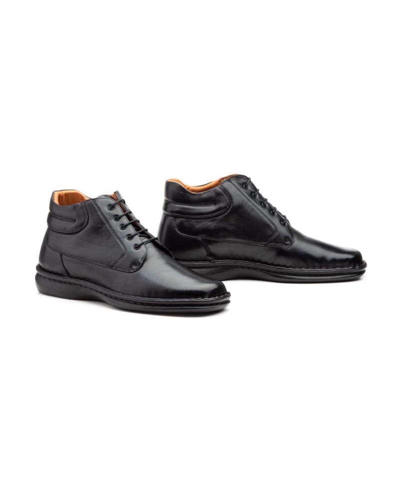 Men's Black Leather Lace-Up Shoes Large Sizes 60108 XXL74,95 €