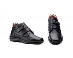Botas Hombre Piel Negro Velcro Cactus 60109 69,95 €