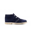 Botines Pisa Mierdas Hombre Piel Serraje Marino Cordones Borreguillo Cosido Billi 6012 44,95 €