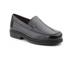 Men's Black Leather Shoes with Stitched Sole 606149,95 €