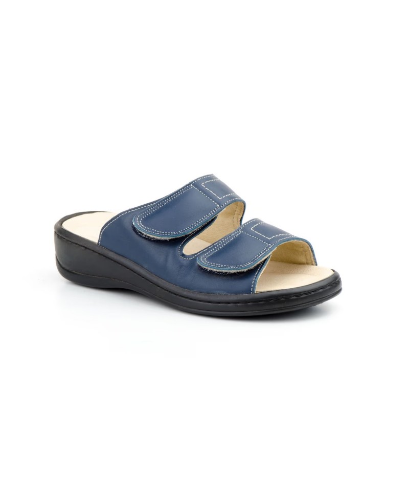 Anatomical Clog Women Leather Beige Removable Insole Velcro 60744,95 €
