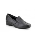 Zapatos Mujer Piel Negro Cuña Elásticos Mocasín 609 44,95 €