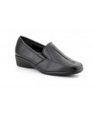Zapatos Mujer Piel Negro Cuña Elásticos Mocasín 609 44,95 €