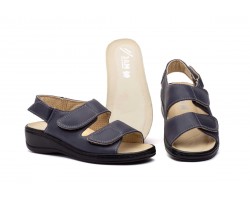 Zueco Anatómico Mujer Piel Marino Plantilla Extraíble 613 44,95 €