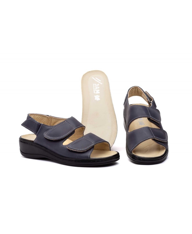 Zueco Anatómico Mujer Piel Marino Plantilla Extraíble 613 44,95 €