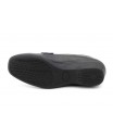 Women's Black Leather Wedge Moccasin Shoes 61444,95 €