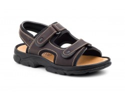 Brown Leather Men's California Sandal Special Size Morxiva 7001 XXL44,95 €