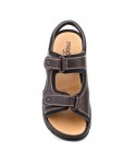 Brown Leather Men's California Sandal Special Size Morxiva 7001 XXL44,95 €