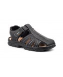 Sandalia Californiana Bio Hombre Piel Negro Morxiva 7018 44,95 €
