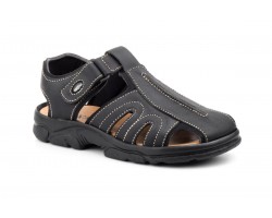 Sandalia Californiana Bio Hombre Piel Negro Morxiva 7018 44,95 €
