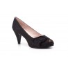 Women's Black Satin Shoes 72002554,95 €