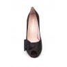 Women's Black Satin Shoes 72002554,95 €