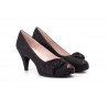 Women's Black Satin Shoes 72002554,95 €