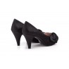 Women's Black Satin Shoes 72002554,95 €