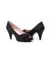 Women's Black Satin Shoes 72002554,95 €