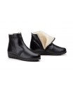 Women's Ankle Boot Black Leather Shearling 774154,95 €