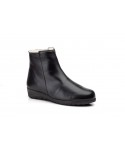 Women's Ankle Boot Black Leather Shearling 774154,95 €