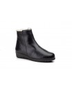 Women's Ankle Boot Black Leather Shearling 774154,95 €