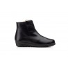 Women's Ankle Boot Black Leather Shearling 774154,95 €