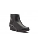 Women's Ankle Boot Black Leather Wedge 774259,95 €