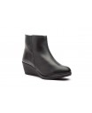 Women's Ankle Boot Black Leather Wedge 774259,95 €