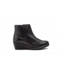 Women's Ankle Boot Black Leather Wedge 774259,95 €