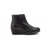 Women's Ankle Boot Black Leather Wedge 774259,95 €
