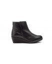 Women's Ankle Boot Black Leather Wedge 774259,95 €