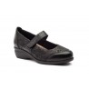 Zapatos Mujer Piel Negro Licra Ancho Especial 7813 59,95 €