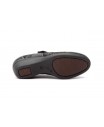 Zapatos Mujer Piel Negro Licra Ancho Especial 7813 59,95 €