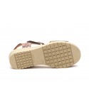 Women's Leather Sandals Red Multi Adhesive Strap AE-165144,95 €